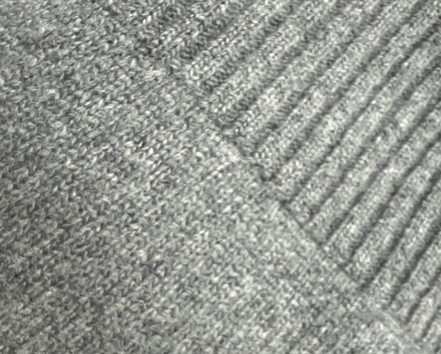 펄 편조직 특징, 양면 편조직, 더블 리브 편조직 특징