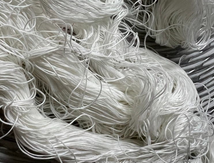 코마사 특징, 모사방적 방법, 인조섬유 방적 내용