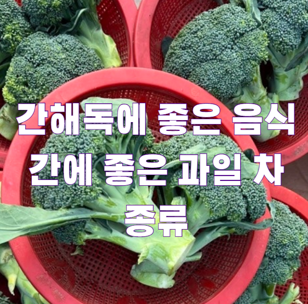 간해독에 좋은 음식 간에 좋은 과일 차 종류2