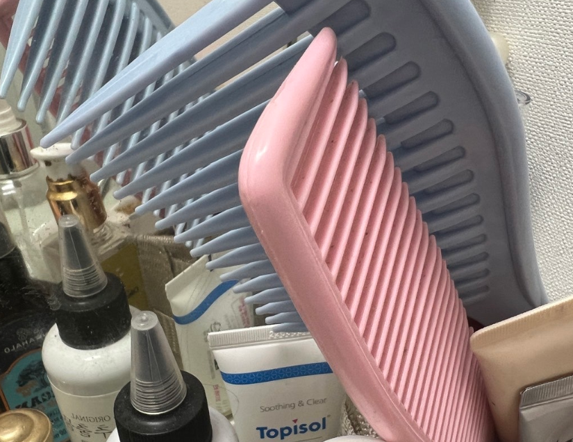 건조한 앞 머리카락 헤어 정전기 방지 예방법1