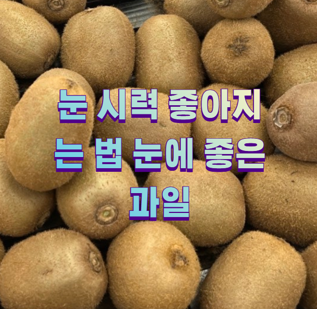 눈 시력 좋아지는 법 눈에 좋은 과일1