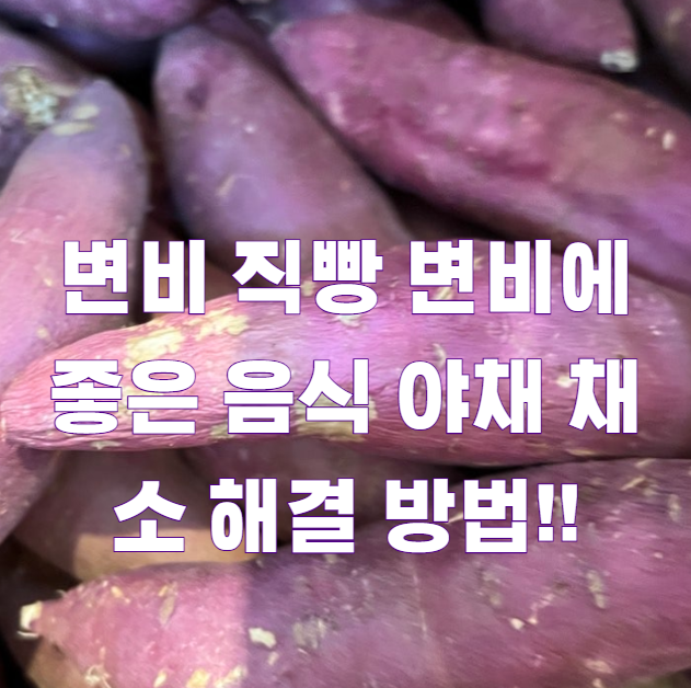 변비 직빵 변비에 좋은 음식 야채 채소 해결 방법!!1