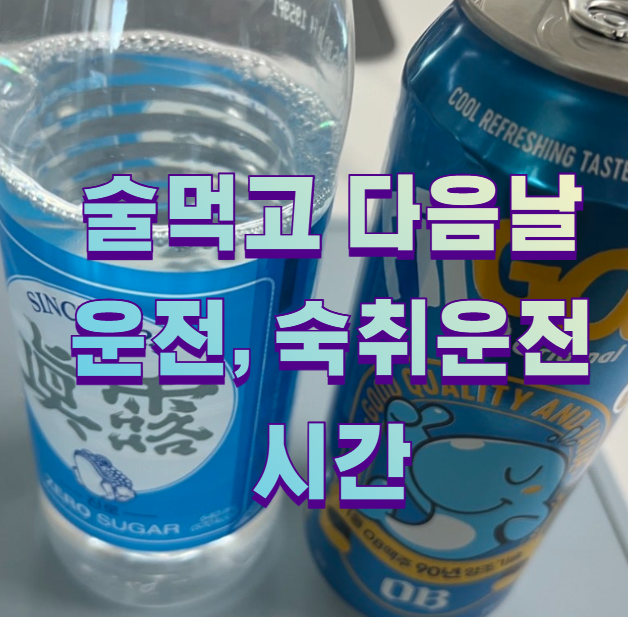 술먹고 다음날 운전, 숙취운전 시간1