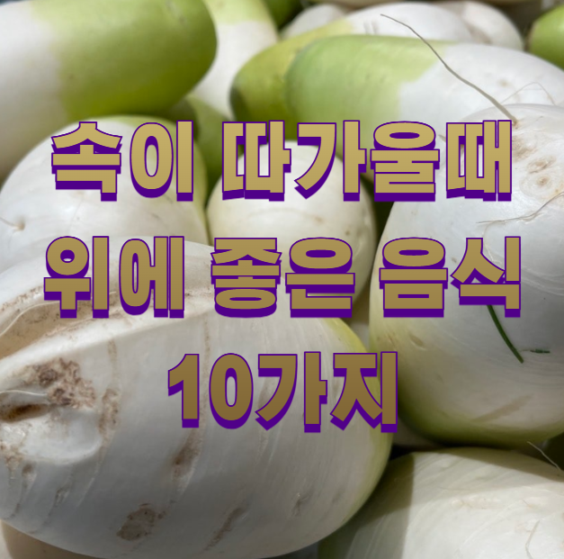 속이 따가울때 위에 좋은 음식 10가지1