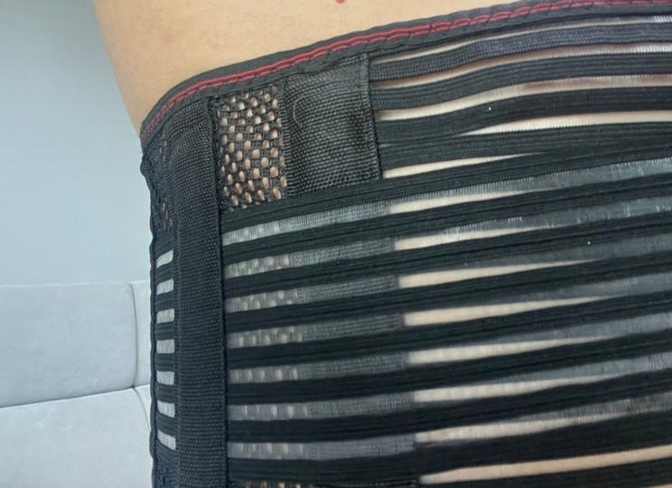 의료보조용품 섬유의류 척추 허리 보호대 보관방법 사용방법1